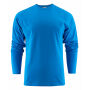 Printer Heavy T L/S Ocean Blue 5XL