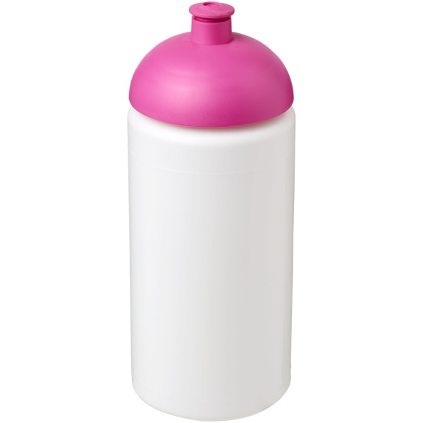 Baseline® Plus grip 500 ml bidon met koepeldeksel - Wit/Roze