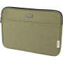 Joey 14" GRS recycled canvas laptop sleeve 2L - Olive
