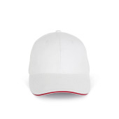 White / Hibiscus Red