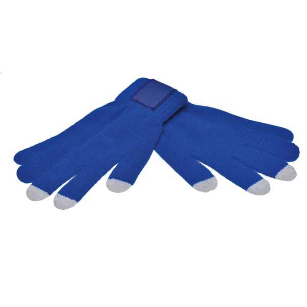 1868 Touchscreen gloves met label