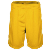 Herenbasketbal short Sporty Yellow 4XL