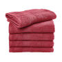 Rhine Hand Towel 50x100 cm - Red - One Size
