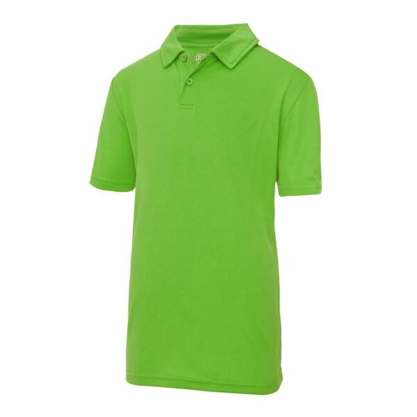 AWDis Kids Cool Polo Shirt, Lime Green, 9-11, Just Cool