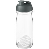 H2O Active® Pulse 600 ml shaker drikkeflaske - Grå/Transparent