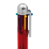 Mini balpen meerkleuren Rood