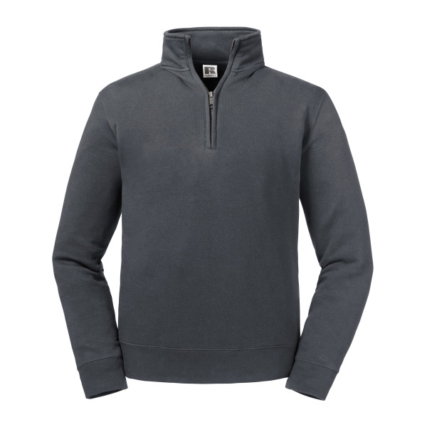 Sweater met ritskraag Authentic Convoy Grey 3XL