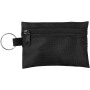 Valdemar 16-piece first aid keyring pouch - Solid black