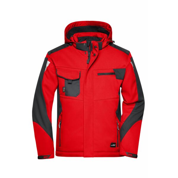 Craftsmen Softshell Jacket - STRONG - - red/black - M