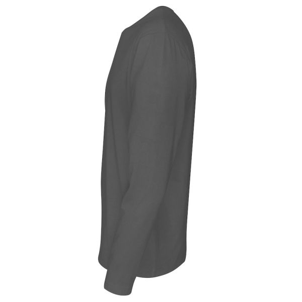 Cottover Gots T-shirt Long Sleeve Man charcoal XL