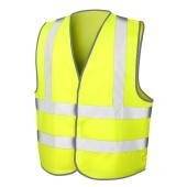 Hi-Vis Motorway Vest, Fluorescent Yellow, L/XL, Result Core
