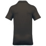 Piqué-herenpolo korte mouwen Dark Grey XXL