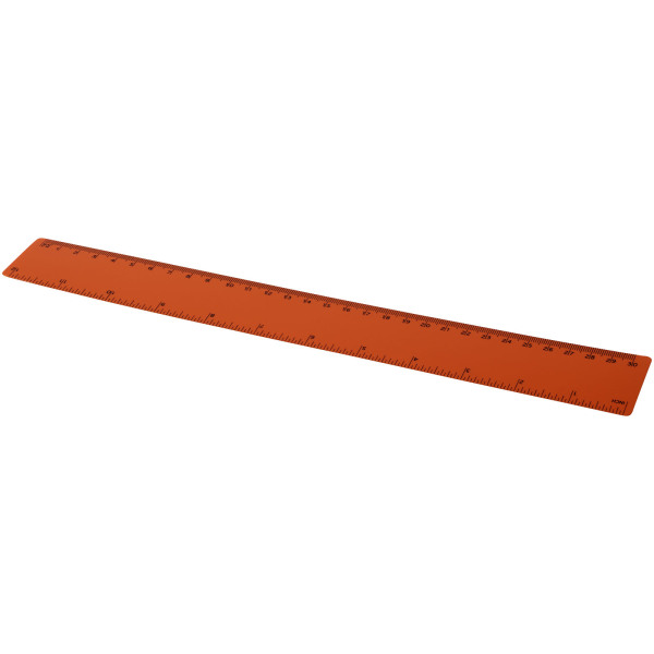Rothko 30 cm plastic ruler - Orange