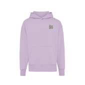 Iqoniq Yoho gerecycled katoen relaxed hoodie, lavender (L)