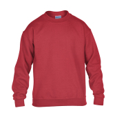 Heavyweight Blend Youth Crew Neck - Red - M (140/152)