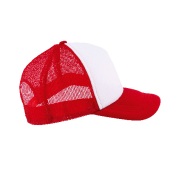 Truckerscap 5 panel cap met kunststof sluiting Truckerscap 5 panel cap met kunststof sluiting