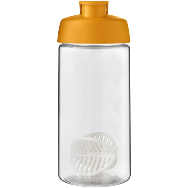 H2O Active® Bop 500 ml sportfles met shaker bal - Oranje/Transparant