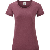 Lady-fit Valueweight T (61-372-0) Heather Burgundy S