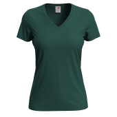 Stedman T-shirt V-Neck Classic-T SS for her 5535c bottle green L