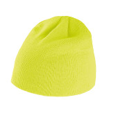 Knitted beanie Fluorescent Yellow One Size
