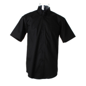 Classic Fit Premium Oxford Shirt SSL - Black - S