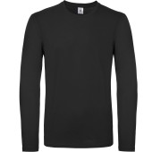 #E150 Men's T-shirt long sleeve Black 3XL