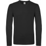 #E150 Men's T-shirt long sleeve Black 4XL