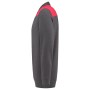 Polosweater Bicolor Naden 302004 Darkgrey-Red M