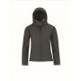 B&C Hooded Softshell Women, Dark Grey, XS