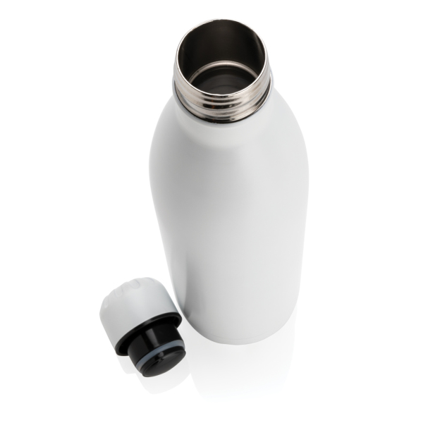Unikleur vacuum roestvrijstalen fles 750ml, wit
