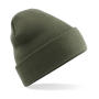 Original Cuffed Beanie - Olive Green - One Size