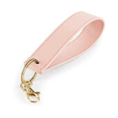 Boutique Wristlet Keyring - Soft Pink - One Size
