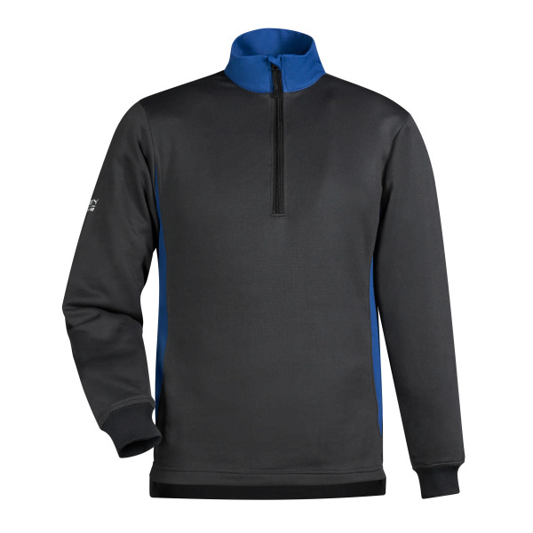Unisex-Sweatshirt mit Reißverschlusskragen