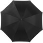 Polyester (190T) paraplu Melisande zwart/zilver
