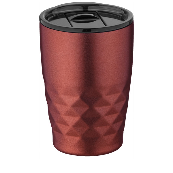 Geo 350 ml copper vacuum insulated tumbler - Red