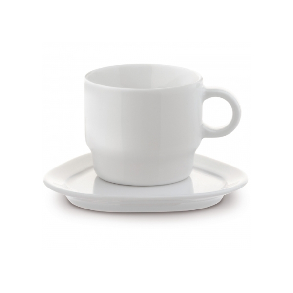 Cup & saucer triangle Satellite 180ml