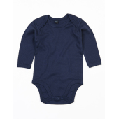 Baby long Sleeve Bodysuit - Nautical Navy