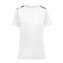 Ladies' Sports Shirt - white/black-printed - XS
