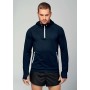 Unisex sportsweater Met Capuchon En Halsrits Sporty Grey Melange XS