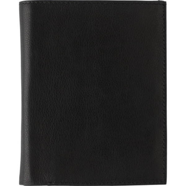 Split leather wallet