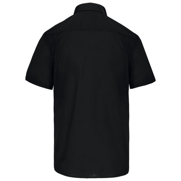 Ace - Heren overhemd korte mouwen Black S