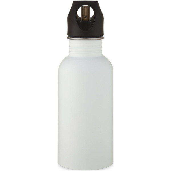 Lexi 500 ml stainless steel sport bottle - White