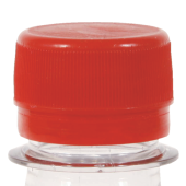 Ronde waterfles 500 ml met platte dop Ronde waterfles 500 ml met platte dop