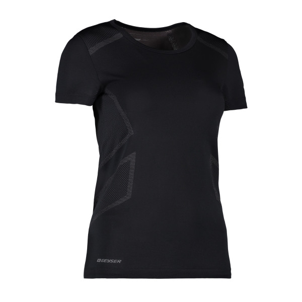 GEYSER T-shirt | seamless | women - Black, XL