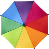 Nina 17" stormparaplu voor kinderen - Regenboogkleuren