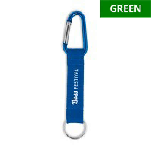 Carabiner with RPET strap