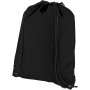 Evergreen non-woven drawstring backpack 5L - Solid black