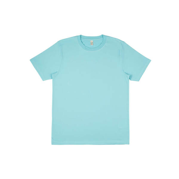 Men's Unisex Classic Jersey T-shirt Turquoise Blue 2XL