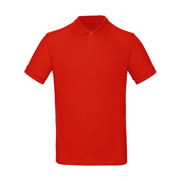 Organic Inspire Polo /men - Fire Red - S