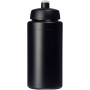 Baseline® Plus grip 500 ml sports lid sport bottle - Solid black